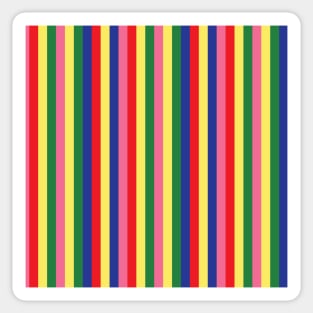 GROOVY CLOWN STRIPES Sticker